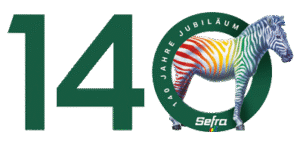 Sefra 140 Jahre Logo